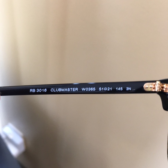 New Ray-Ban Clubmaster Sunglasses - Picture 5 of 5